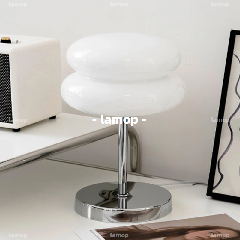 Decor Lighting Table Lamps - バウハウス クリームグローブ テーブルランプ ミッドセンチュリー ミニマリスト INS