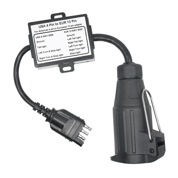 Union Lighting & Decor Reviews - TM8088B 欧州連合トレーラーライトデューティーコンバーター 米国4ピンから欧州連合13ピンへ
