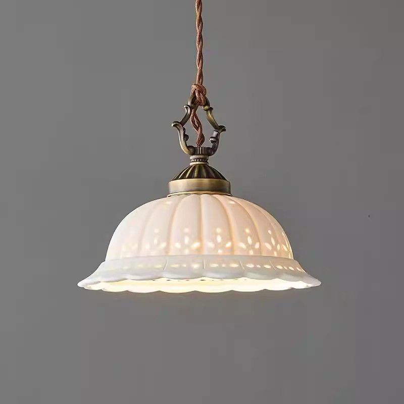 Decor Lighting Online - 北欧ミニマリストアメリカンヴィンテージ真鍮シングルロングラインペンダントランプ寝室ベッドサイドバーダイニング装飾ノベルティLED新エネルギー