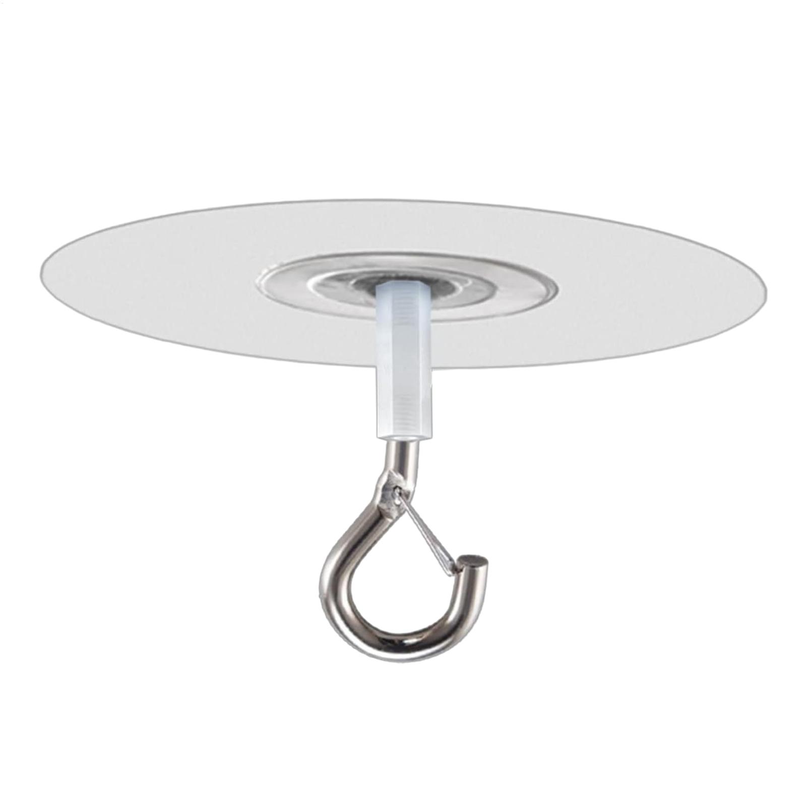 Home Decor Lighting Wholesale - スティック天井フック 高耐久 多用途フック 強力な耐荷重フック 家庭用オーガナイザー 植物、ライト、風鈴用