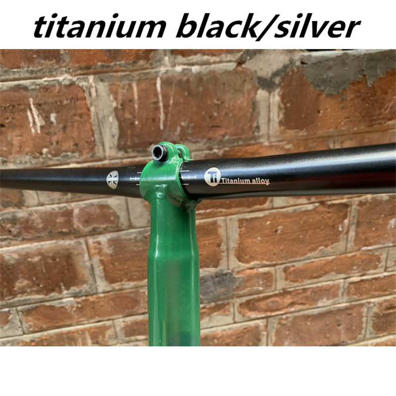 Union Lighting & Decor Reviews - ブロンプトン自転車用チタンハンドルバーsタイプ,25.4x560mm,超軽量,ブラック,シルバー