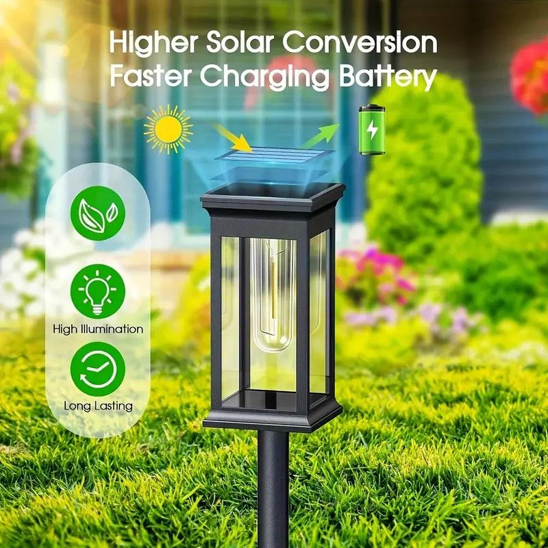4個セット ソーラーパスウェイライト 屋外ソーラーライト ガ - Outdoor Lighting Wedding Decor のレビューと価格