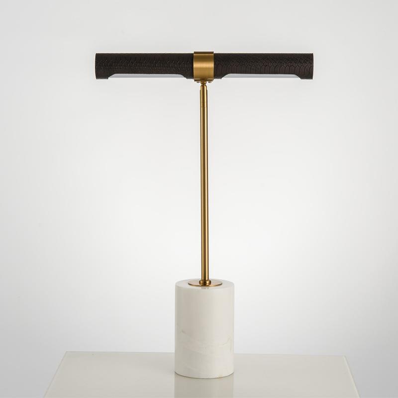 装飾テーブルランプ、デザイナーライト高級レザー大理石デスクラ - Decor Lighting Table Lamps のレビューと価格