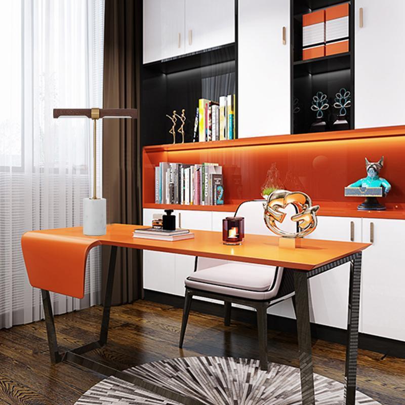 装飾テーブルランプ、デザイナーライト高級レザー大理石デスクラ - Decor Lighting Table Lamps のレビューと価格