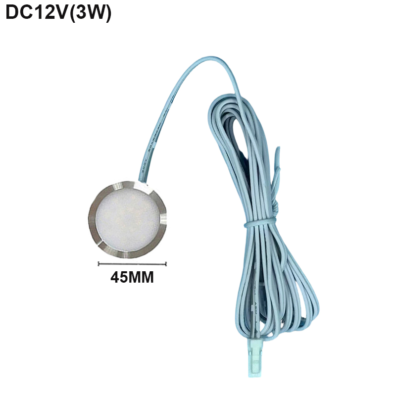卸売12V LEDキャビネット下ライト、2mワイヤー付きクロ - Home Decor Lighting Wholesale のレビューと価格