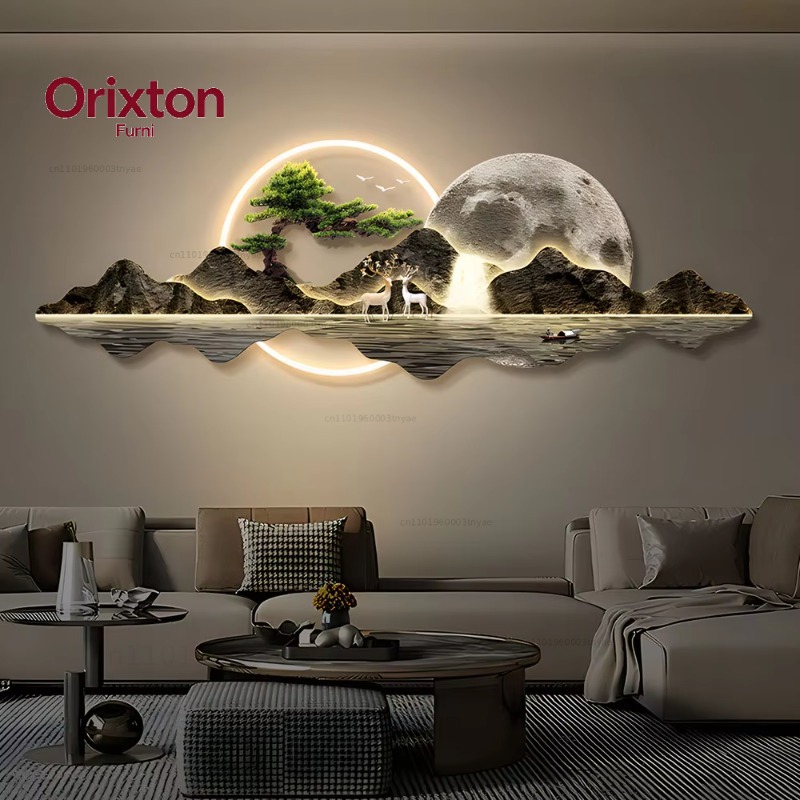 卸売 家庭用 LED照明付きウォールアート キャンバス ウォ - Home Decor Lighting Wholesale のレビューと価格
