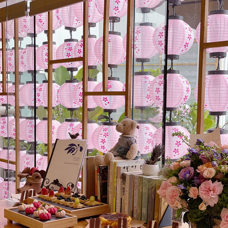 防水桜提灯 ピンク 日本風 吊り下げ 屋外装飾 フェスティバ - Outdoor Lighting Wedding Decor のレビューと価格