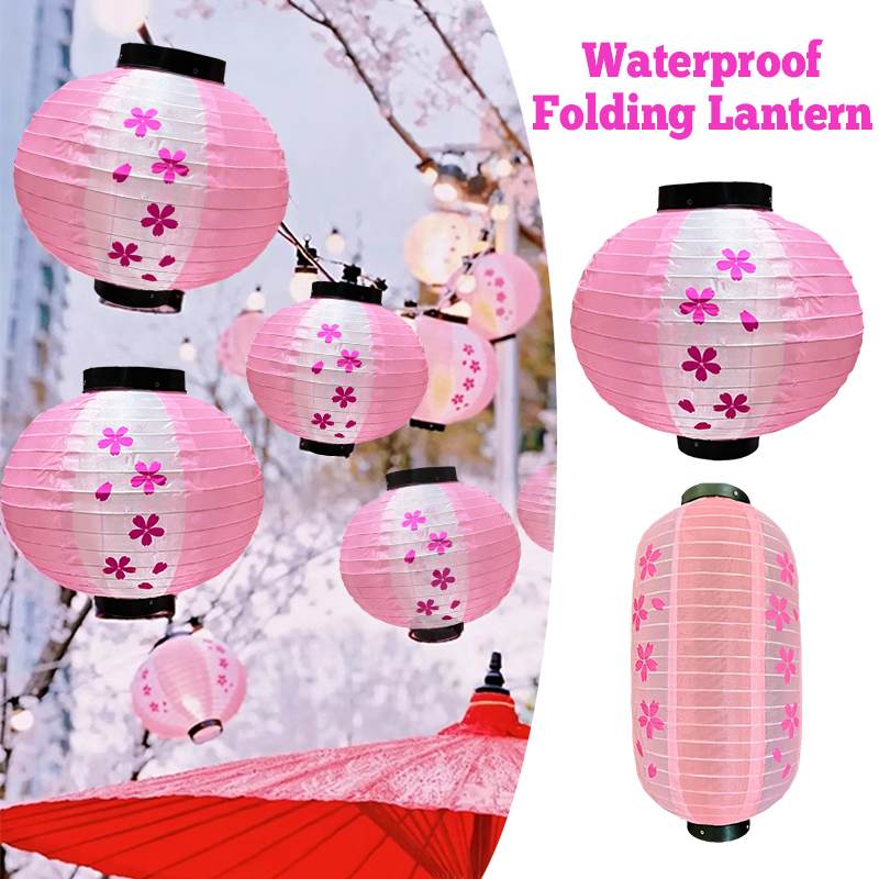 防水桜提灯 ピンク 日本風 吊り下げ 屋外装飾 フェスティバ - Outdoor Lighting Wedding Decor のレビューと価格