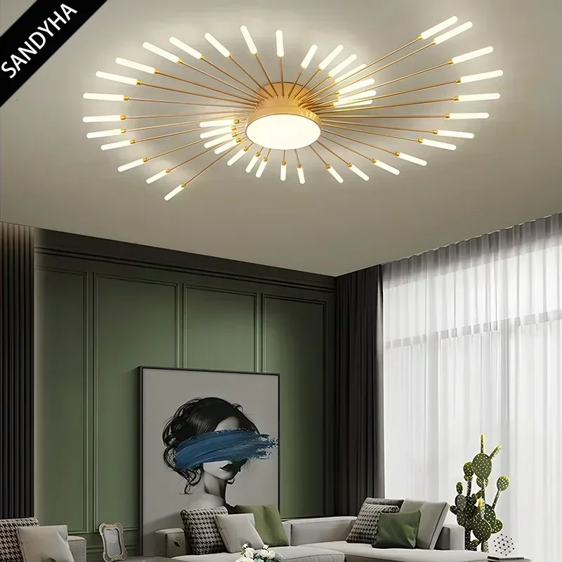 SANDYHA スタイリッシュでモダンな天井シャンデリアキッ - Unique Lighting Decor のレビューと価格