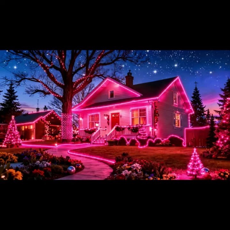 バレンタインデー用の新しい屋外用チューブ型ストリングライト1 - Outdoor Lighting Wedding Decor のレビューと価格