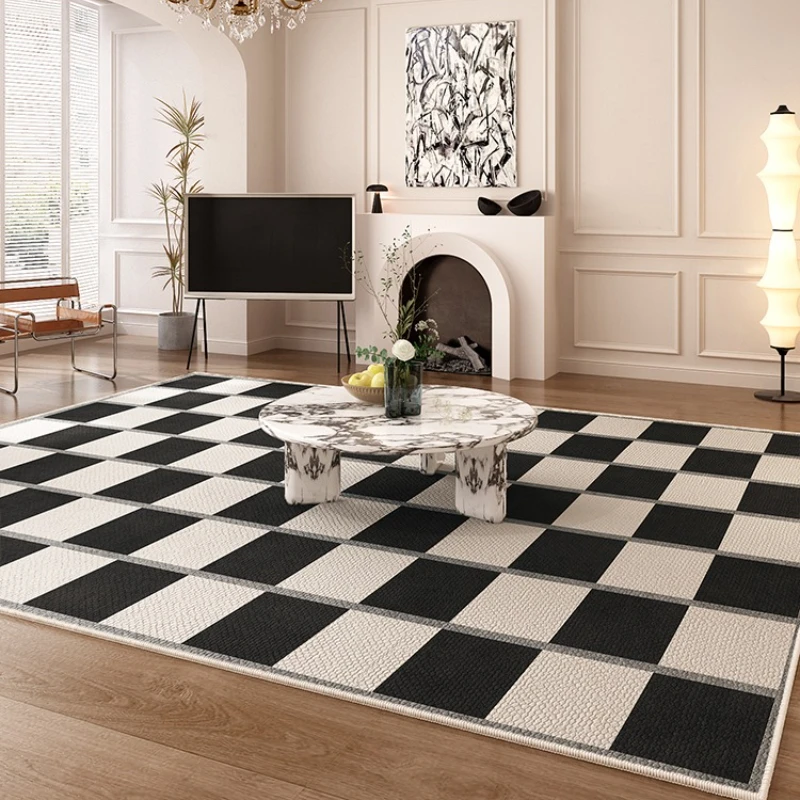 ライトラグジュアリーリビングルーム装飾カーペット 黒白 高級 - Decor Lighting Online のレビューと価格