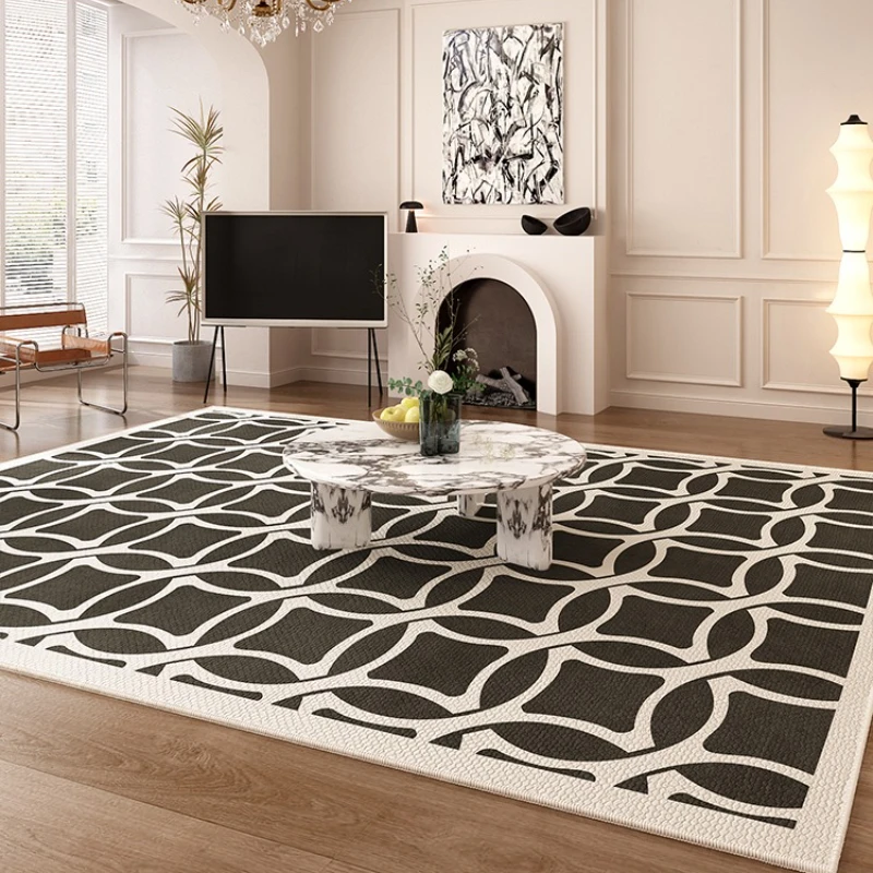 ライトラグジュアリーリビングルーム装飾カーペット 黒白 高級 - Decor Lighting Online のレビューと価格