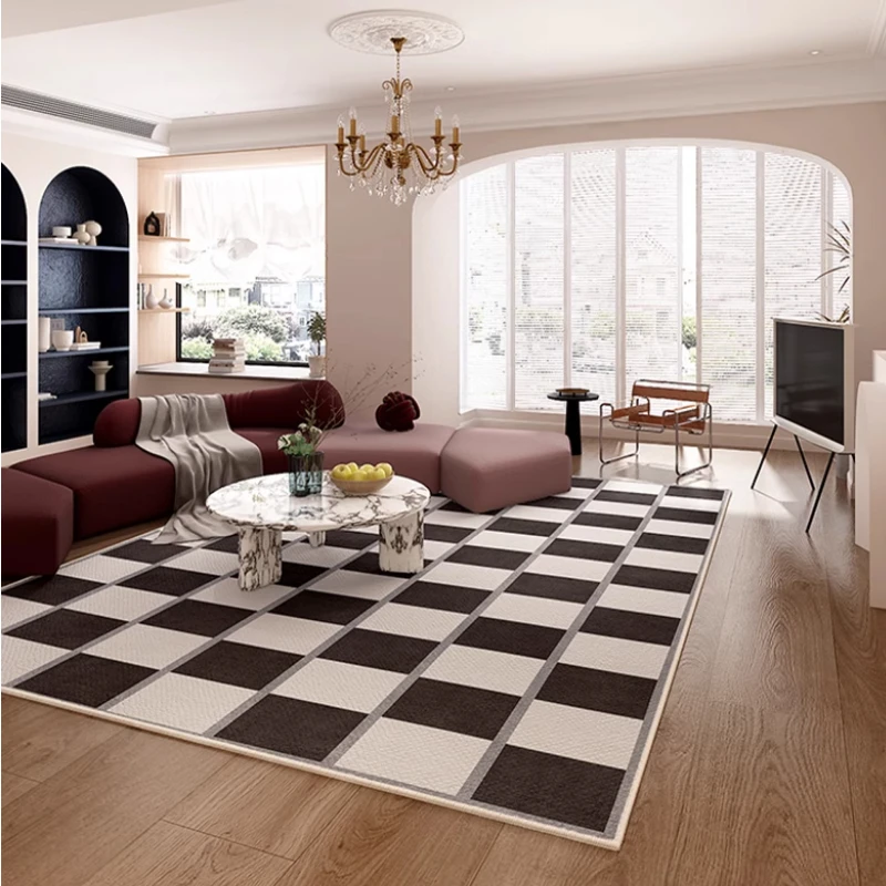 ライトラグジュアリーリビングルーム装飾カーペット 黒白 高級 - Decor Lighting Online のレビューと価格