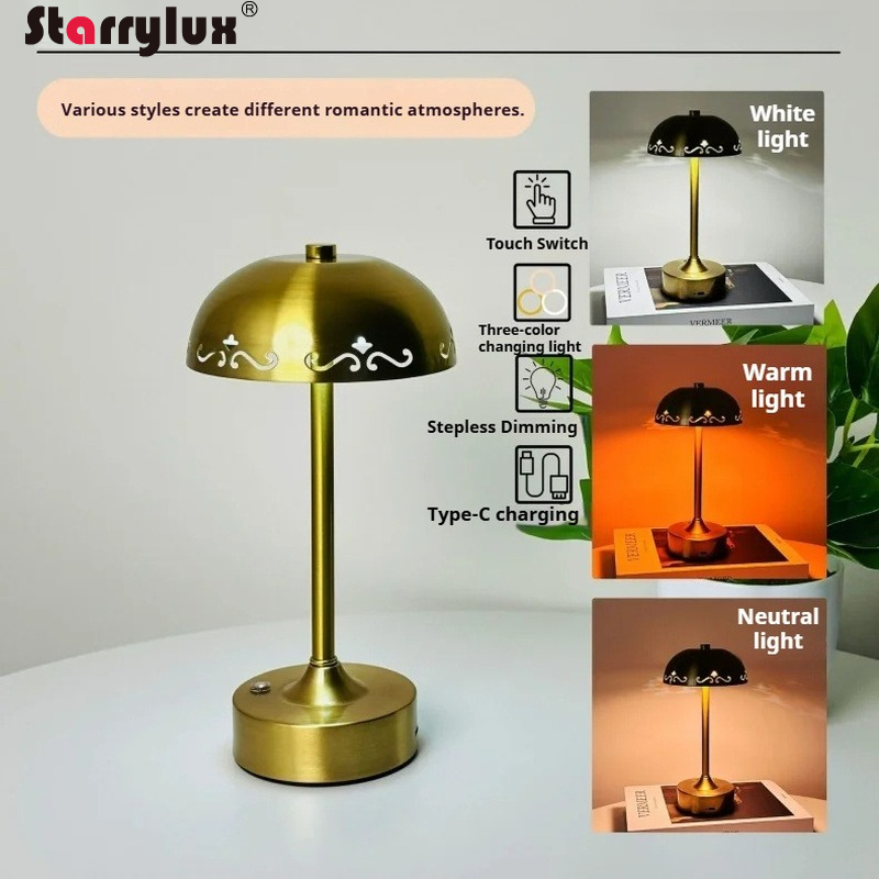 デンマーク製バッドUSB充電式テーブルランプタッチ調光ベッド - Decor Lighting Table Lamps のレビューと価格