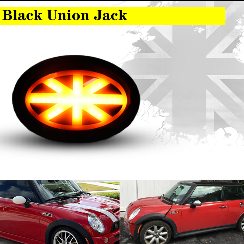 2個入り ユニオンジャック スモークレンズ アンバーLEDフ - Union Lighting & Decor Reviews のレビューと価格