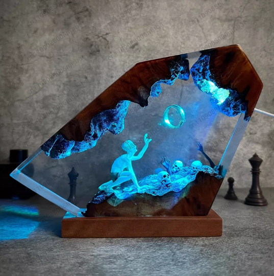 樹脂ランプユニークな部屋の装飾ギフトオーナメント部屋の装飾ナ - Unique Lighting Decor のレビューと価格
