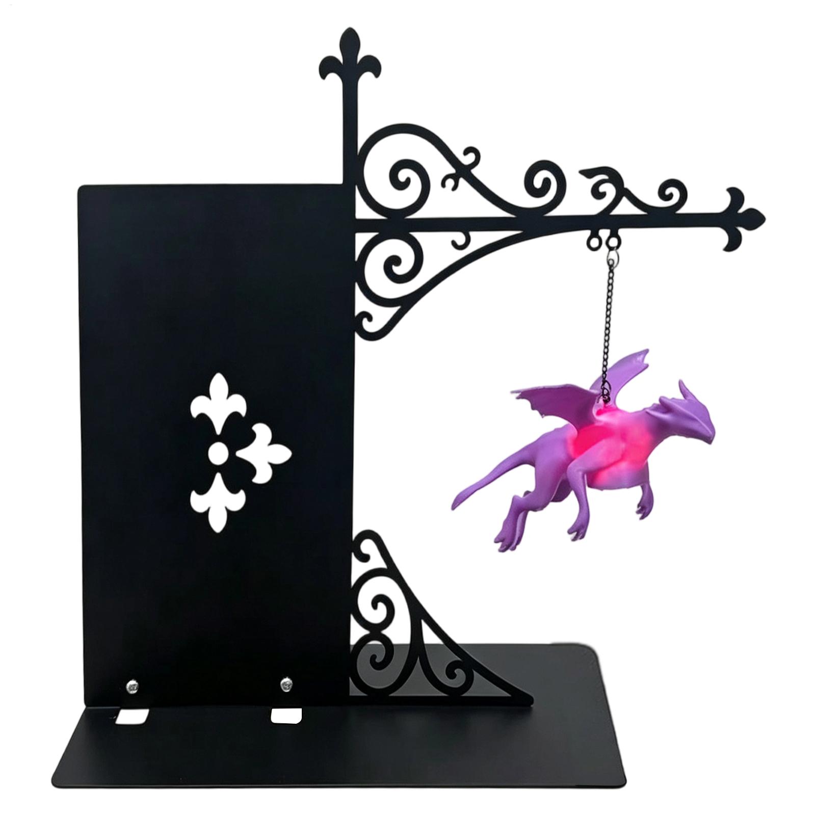 ユニークな浮遊ドラゴン型本棚ランプ、空飛ぶドラゴン型本棚ライ - Unique Lighting Decor のレビューと価格
