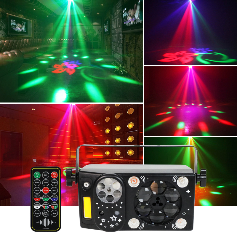 HCWE LED 7in1 マジックボール パーティーライト - Lighting Effect Home Decor のレビューと価格