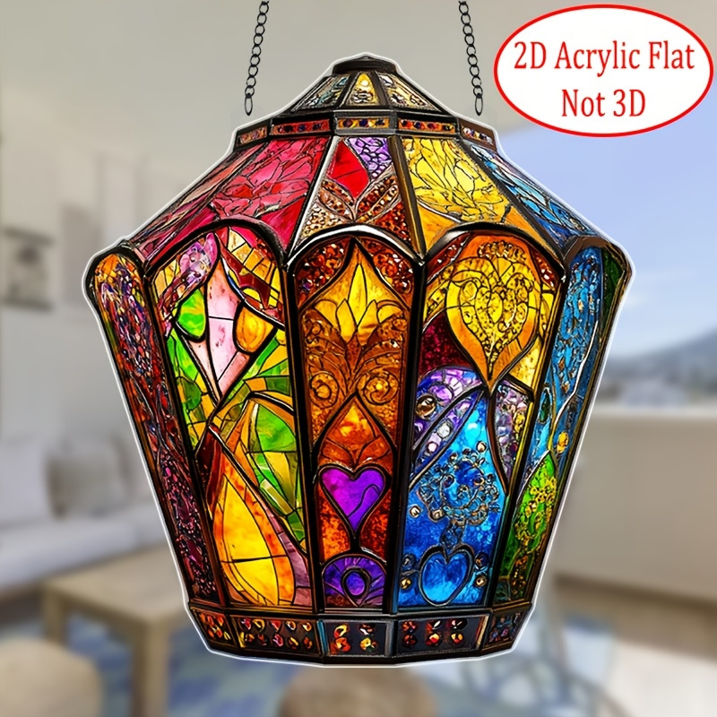ボヘミアンスタイルのランタン 2D アクリルライトキャッチャ - Unique Lighting Decor のレビューと価格