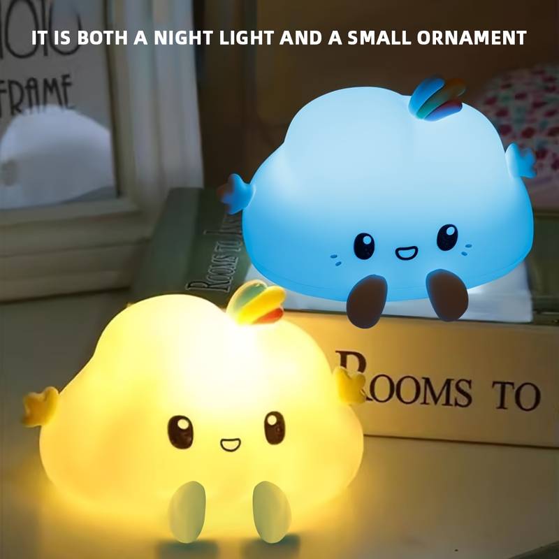 クラウドナイトライト、タッチコントロール調光、充電とタイマー - Decor Lighting Table Lamps のレビューと価格